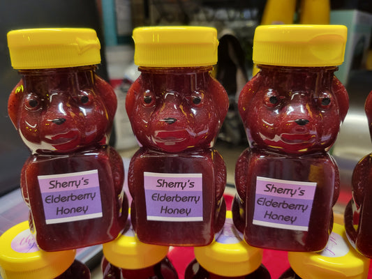 Elderberry Infused Local Honey