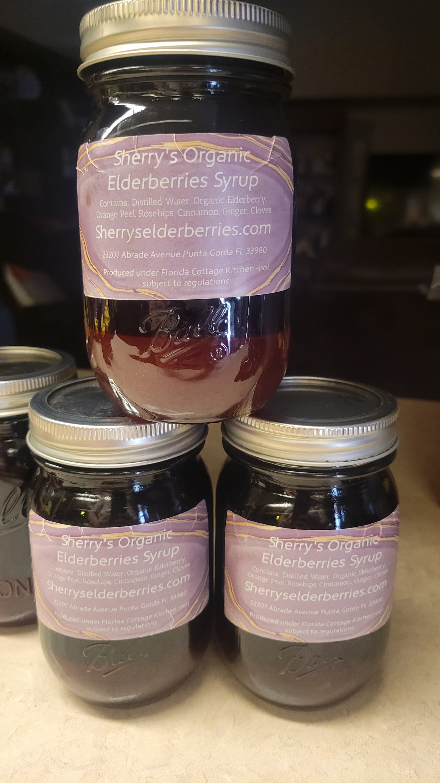 Elderberry Syrup Quart