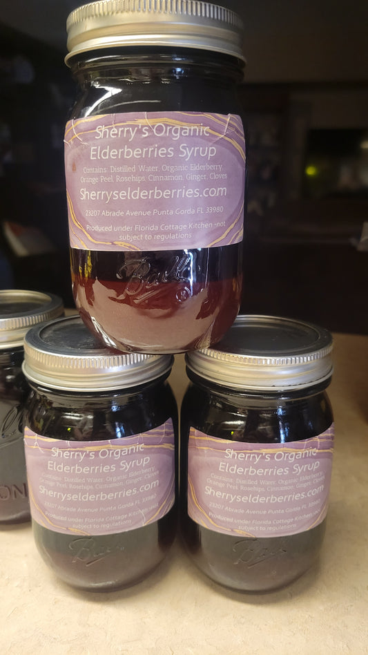 Elderberry Syrup Pint